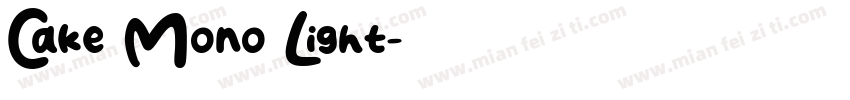 Cake Mono Light字体转换